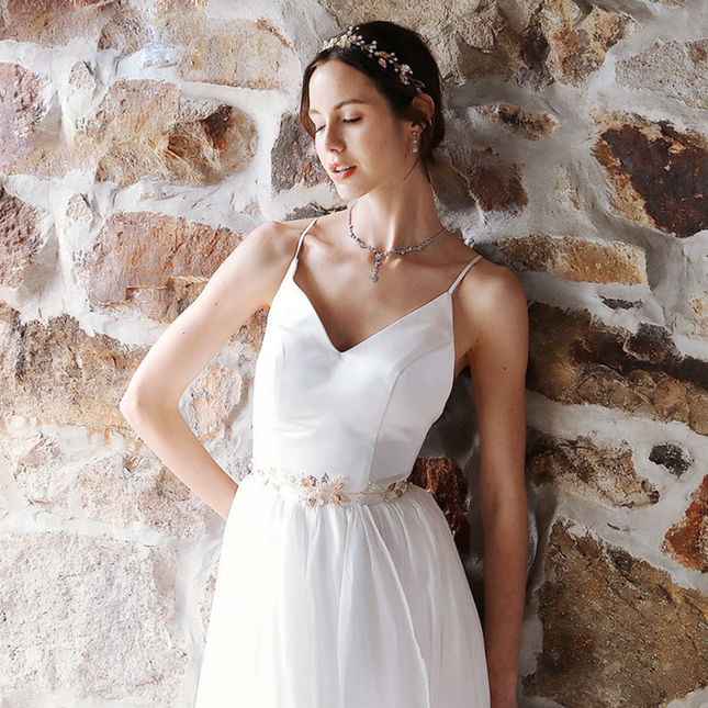 Bridal Wedding Belt Handmade Pearl Waist Chain Jewelry