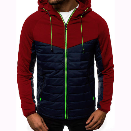 Wholesale Men's Casual Cardigan Zipper Hooded Hoodies Jacket