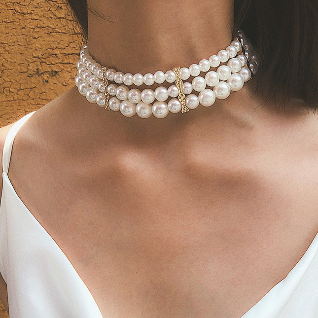 Wholesale Handmade Beaded Versatile Pearl Necklace