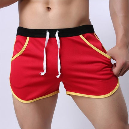Pantalones cortos casuales deportivos deportivos de verano delgados para hombres