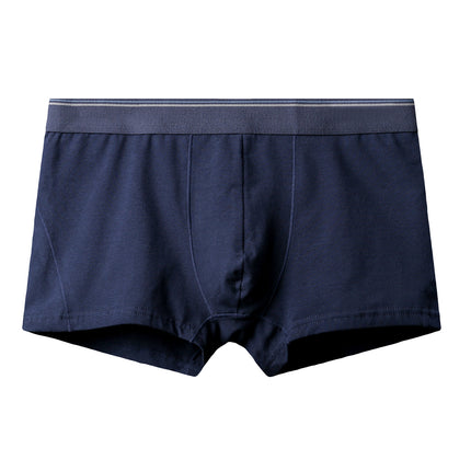 Wholesale Men's 100% Cotton Large Size Loose Boxer Briefs Underwear