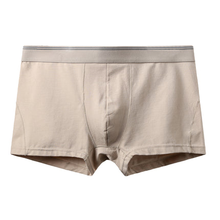 Wholesale Men's 100% Cotton Large Size Loose Boxer Briefs Underwear