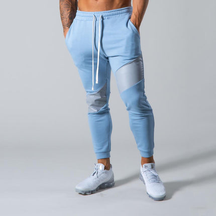 Pantalones deportivos casuales de algodón para correr para hombres
