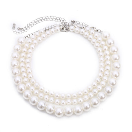 Großhandel Mode Boho Layered Choker Choker Perlenkette