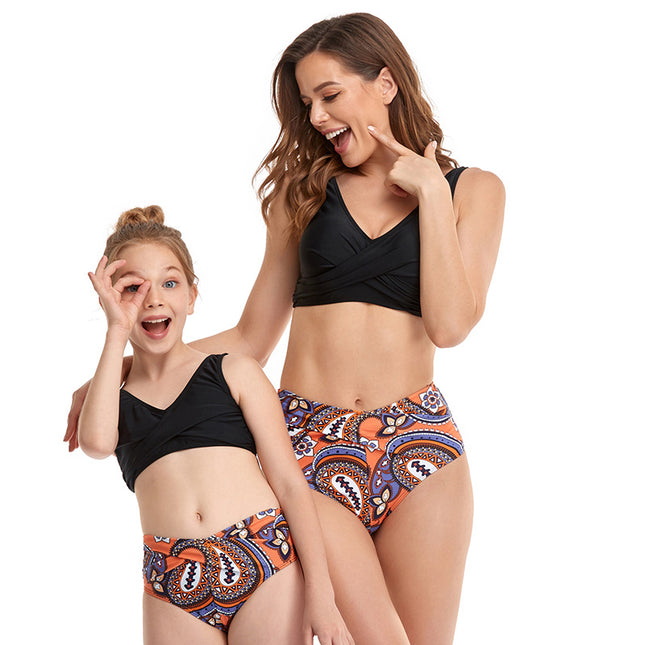 Parent-child Cute Fashion Two-piece Swimwear