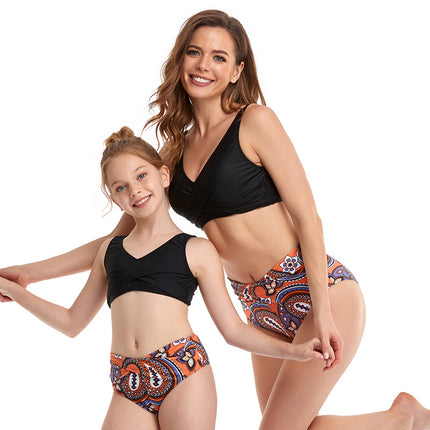 Parent-child Cute Fashion Two-piece Swimwear