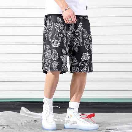 Pantalones cortos deportivos casuales sueltos de verano para hombres