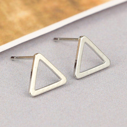 Women's Polka Dot Triangle Square Earrings