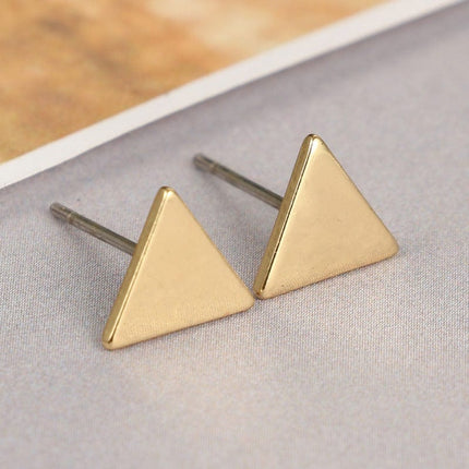 Women's Polka Dot Triangle Square Earrings