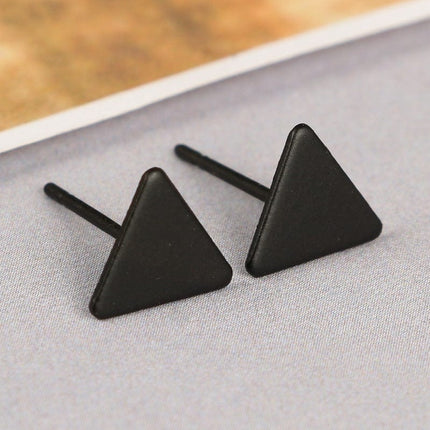 Women's Polka Dot Triangle Square Earrings