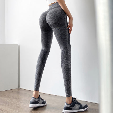 Damen-Yogahose mit hoher Taille, Stretch-Leggings, Fitnesshose