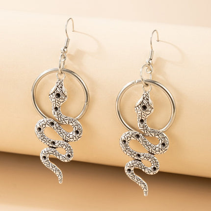 Snake Metal Snake Stud Earrings