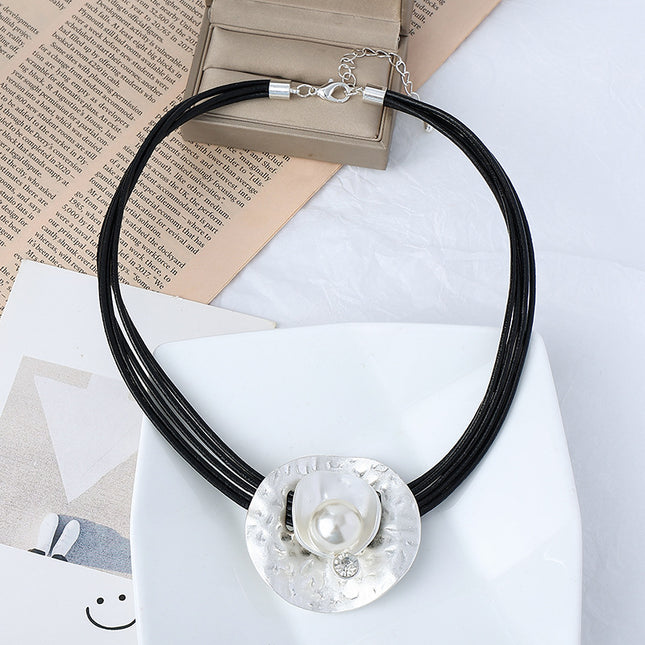 Perlen-geometrische Metallmode-ursprünglicher Entwurfs-Halskette
