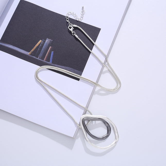 Wholesale Women's Fashion Simple Multilayer Long Necklace