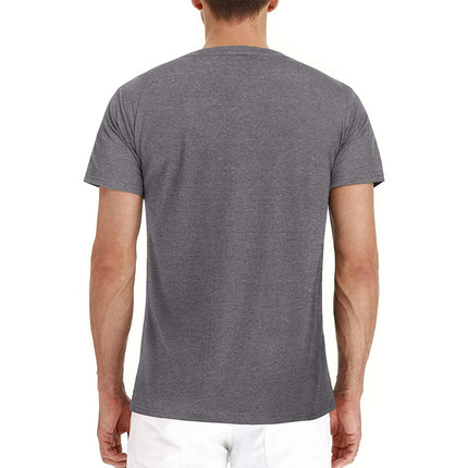 Wholesale Men's Summer Short Sleeve Thin Casual Round Neck T-Shirt