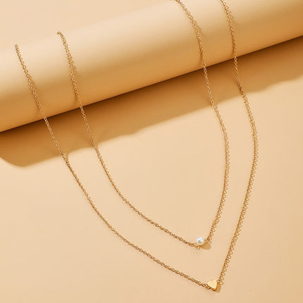 Love Pearl Simple Double Layer Waist Chain