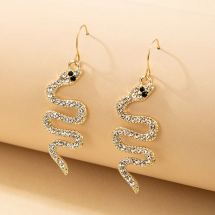 Snake Metal Snake Stud Earrings