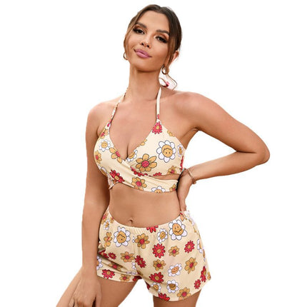 Wholesale Women's Three-Piece Sexy Strapless Backless Bikini