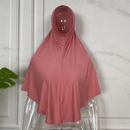Pañuelo turco de Malasia de color sólido para damas árabes de Medio Oriente