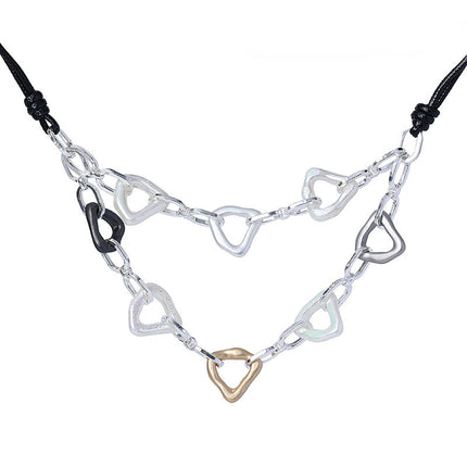 Dreieck-geometrische Metall-Mode-Halskette
