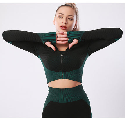 Atmungsaktive, schnell trocknende Leggings für Damen, Sport-Yoga-Anzug