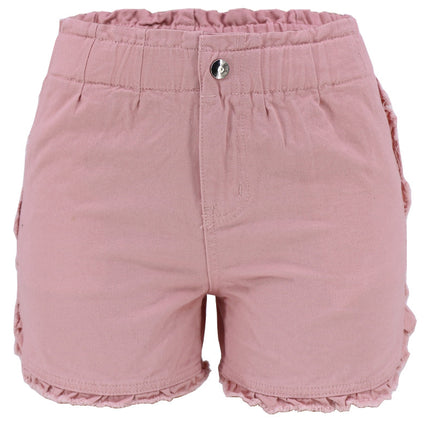 Lässige, elastische Taillen-Leicht-Denim-Shorts für Damen
