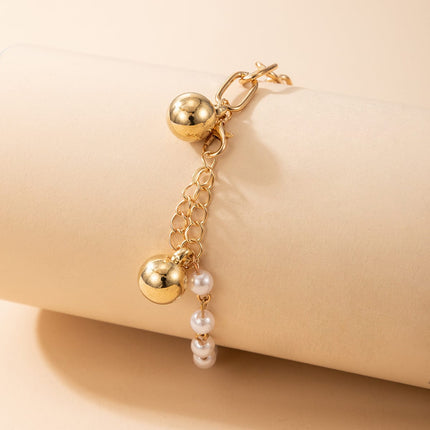 Vintage Bell Pearl Anklet