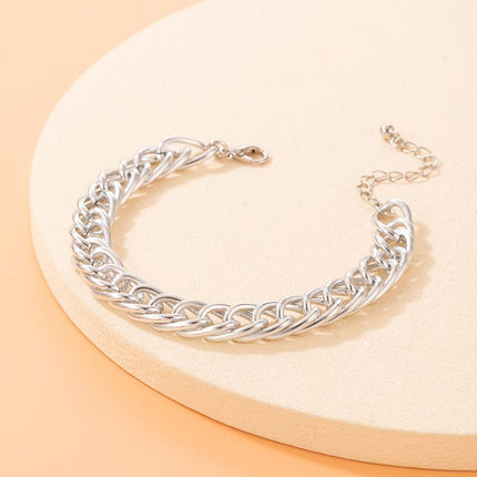 Thick Chain Exaggerated Single Layer Anklet