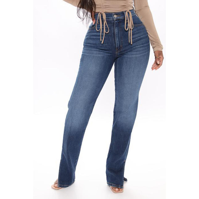 Bigotes De Mujer Jeans Casuales al por mayor