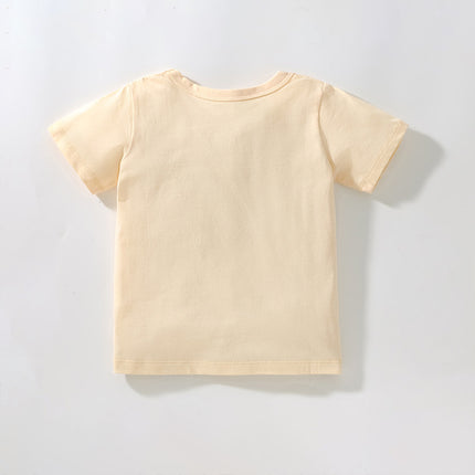 Wholesale Kids T-Shirts Boys Summer Cotton Crew Neck Short Sleeve T-Shirts