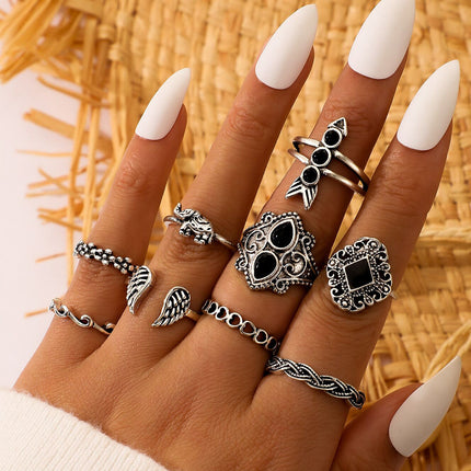 Creative Vintage Boho Ring Multi-Piece Set