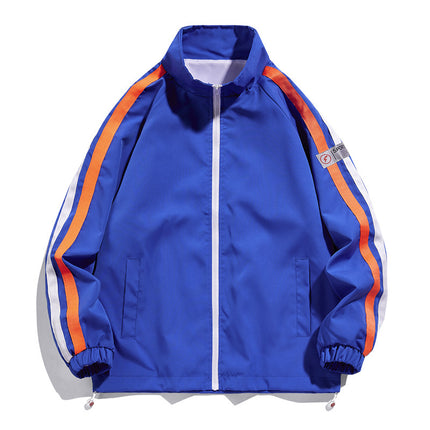 Wholesale Men's Spring Autumn Casual Sports Thin Zipper Jacket