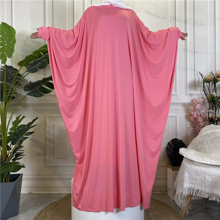 Women's Batman Long Sleeve Solid Color Maxi Dress