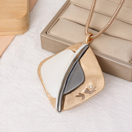 Wholesale Women's Fashion Simple Brushed Handmade Exaggerated Necklace