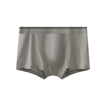 Wholesale Men's Underpants Solid Color Mid Waist Modal Boxer