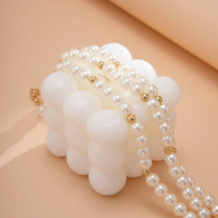 Handgemachte runde Perle geometrische Perle Perlen Fußkettchen