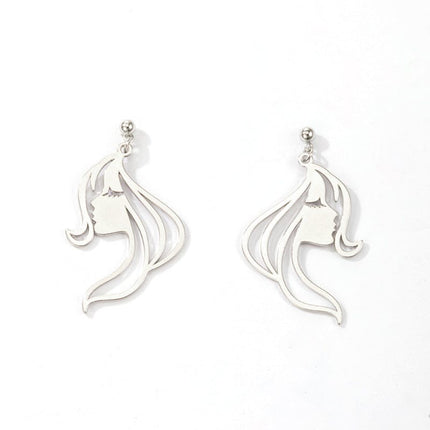 Three-dimensional Face Series Earrings Popular Funny Face Earrings