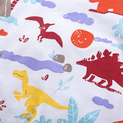 Sudaderas con capucha de dinosaurio de algodón de manga larga de otoño para niños