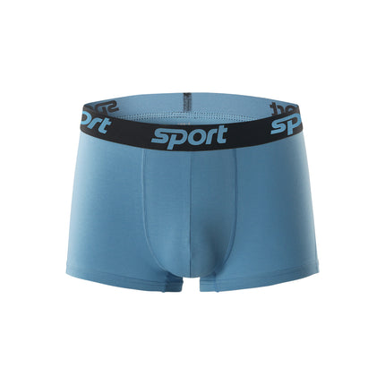 Wholesale Men's Underwear Pure Cotton Breathable Mid-Waist Boxer