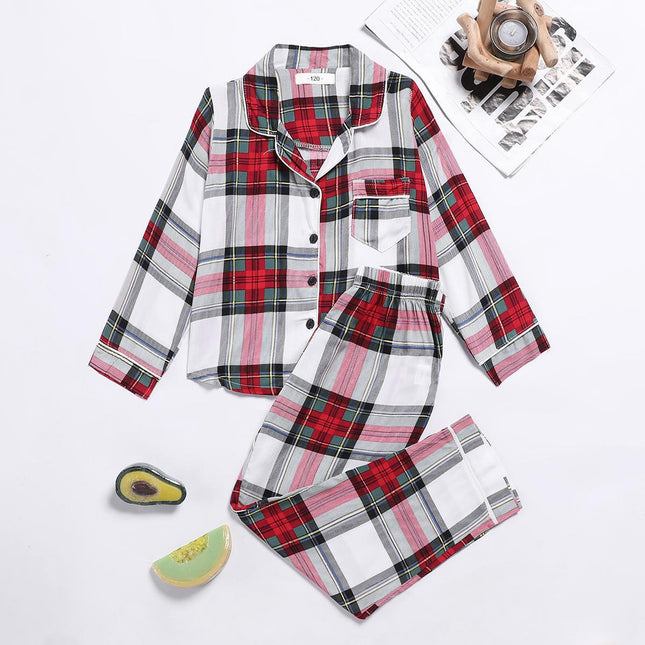 Großhandel Kinder Pyjama Langarm Homewear Set