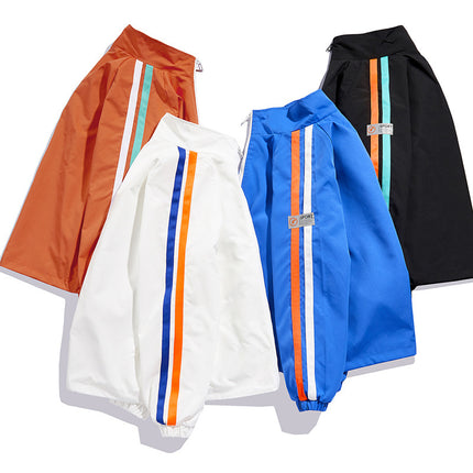Wholesale Men's Spring Autumn Casual Sports Thin Zipper Jacket