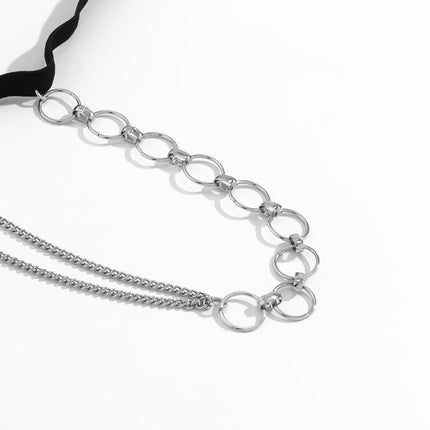 Sexy Body Chain Einfache elastische Ring-hohle Quasten-Schenkel-Kette