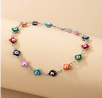 Colorful Eye Drop Single Layer Fashion Fashion Bracelet