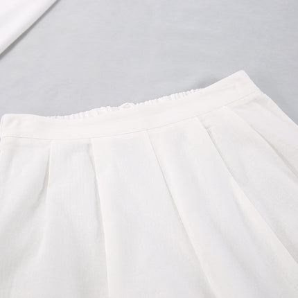 Wholesale Women's Cotton Vest Loose Wide Leg Pants Two-Piece Set