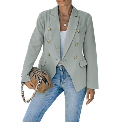 Wholesale Fashion Solid Color Casual Thin Women's Blazer