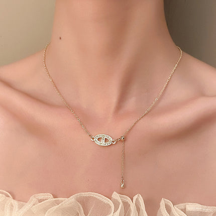 Mode-Perlen-Schmetterlings-Schwein-Nase-Herz-Schlüsselbein-Ketten-Halskette