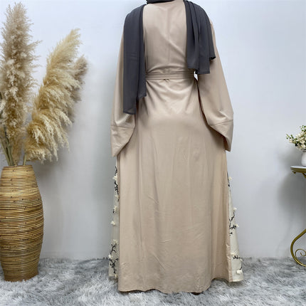 Muslim Abaya Women's Cardigan Embroidered Robe