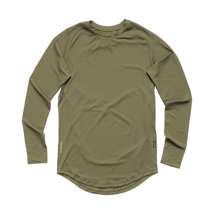 Langärmliges Raglan-T-Shirt für Herren, schnell trocknend, für Frühling und Herbst