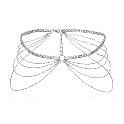 Fashion Body Chain Multilayer Geometric Waist Chain