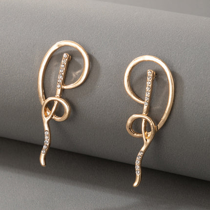 Snake Metal Snake Stud Earrings